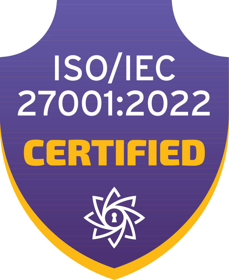 ISO/IEC 27001:2022 zertifiziert