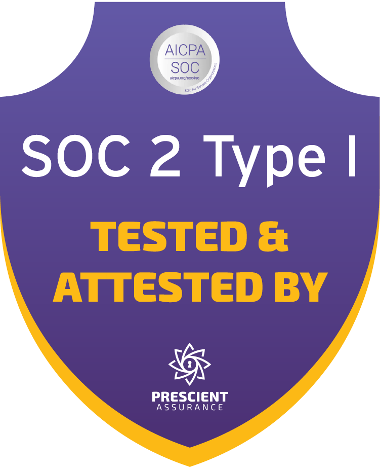 SOC 2 Type I geprüft und attestiert
